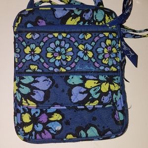 Pretty Blue floral Crossbody Hipster Vera Bradley Bag